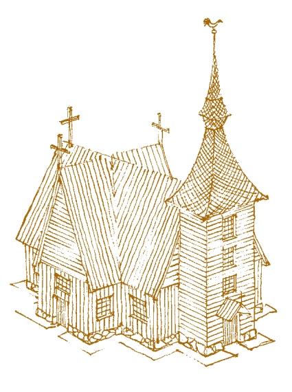 Немецкая церковь города Ниена. XVII в. Реконструкция